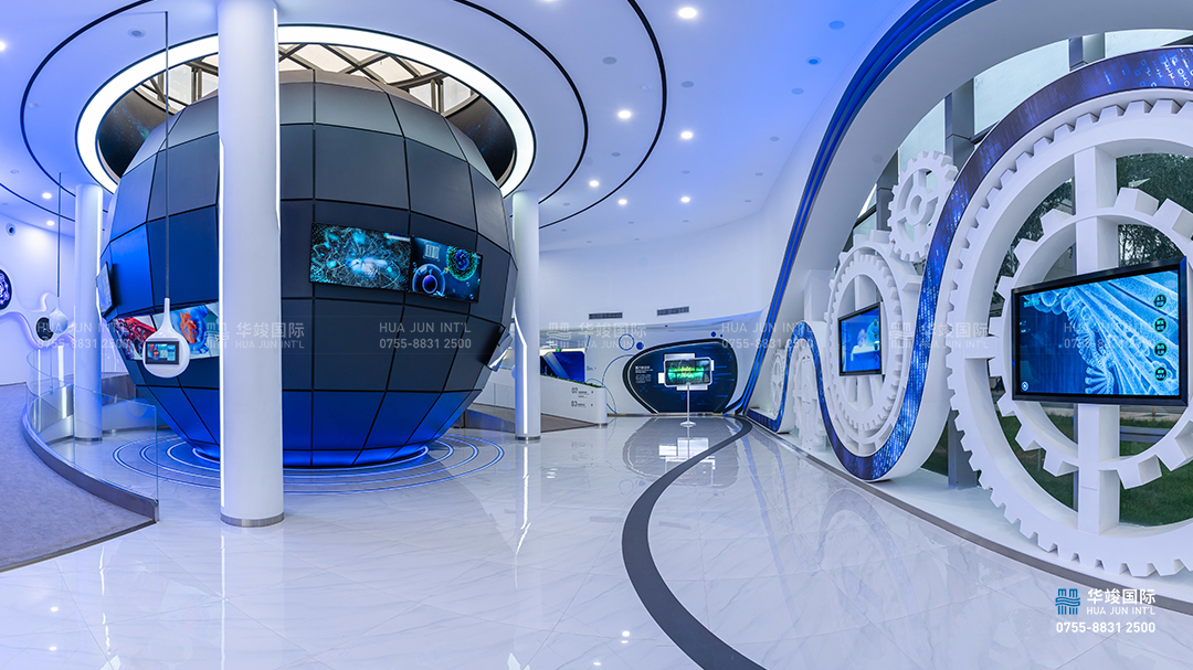 鄭州黃河科技學院醫療智慧展廳設計