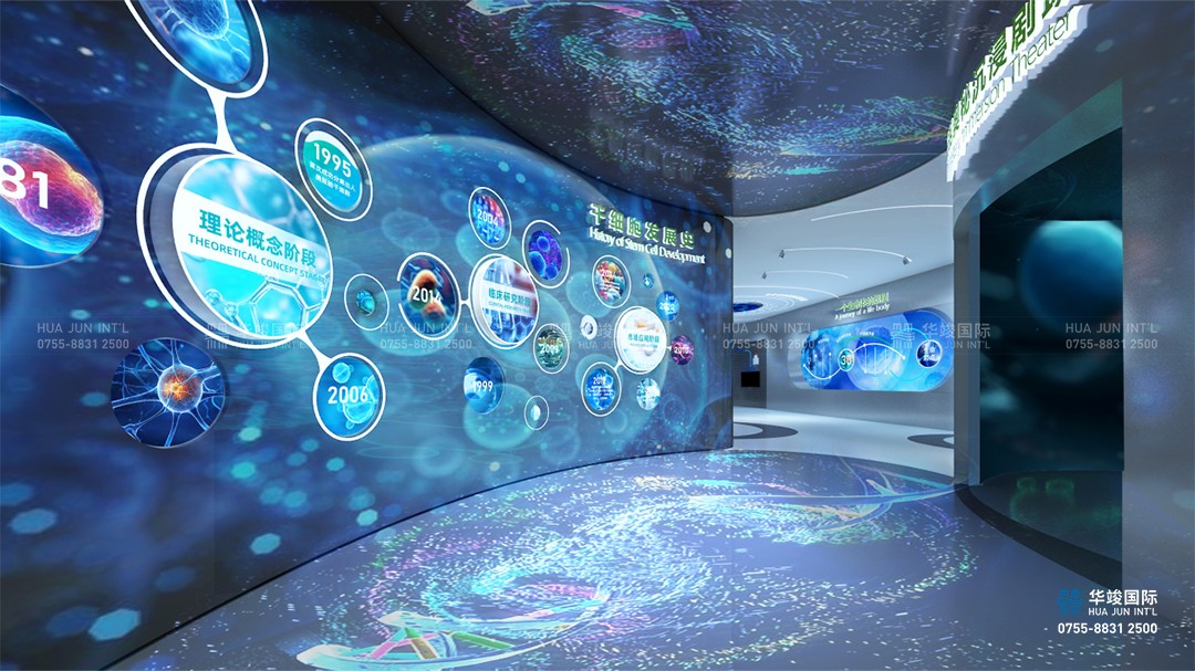 廣州展廳設計公司:生物醫療展廳的設計理念與空間布局